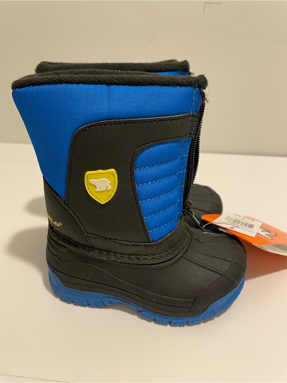 ArcticShield Brand Toddler Size 5 NWT Blue & Black Winter Boots